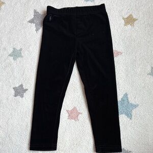 Kids velvet Black Leggings